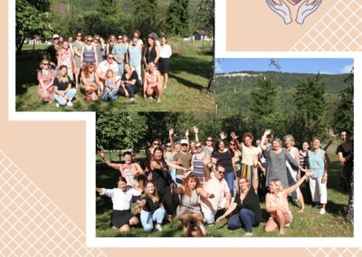 Rencontre entre initiés et leur Maître Enseignant Reiki dans l'Ain